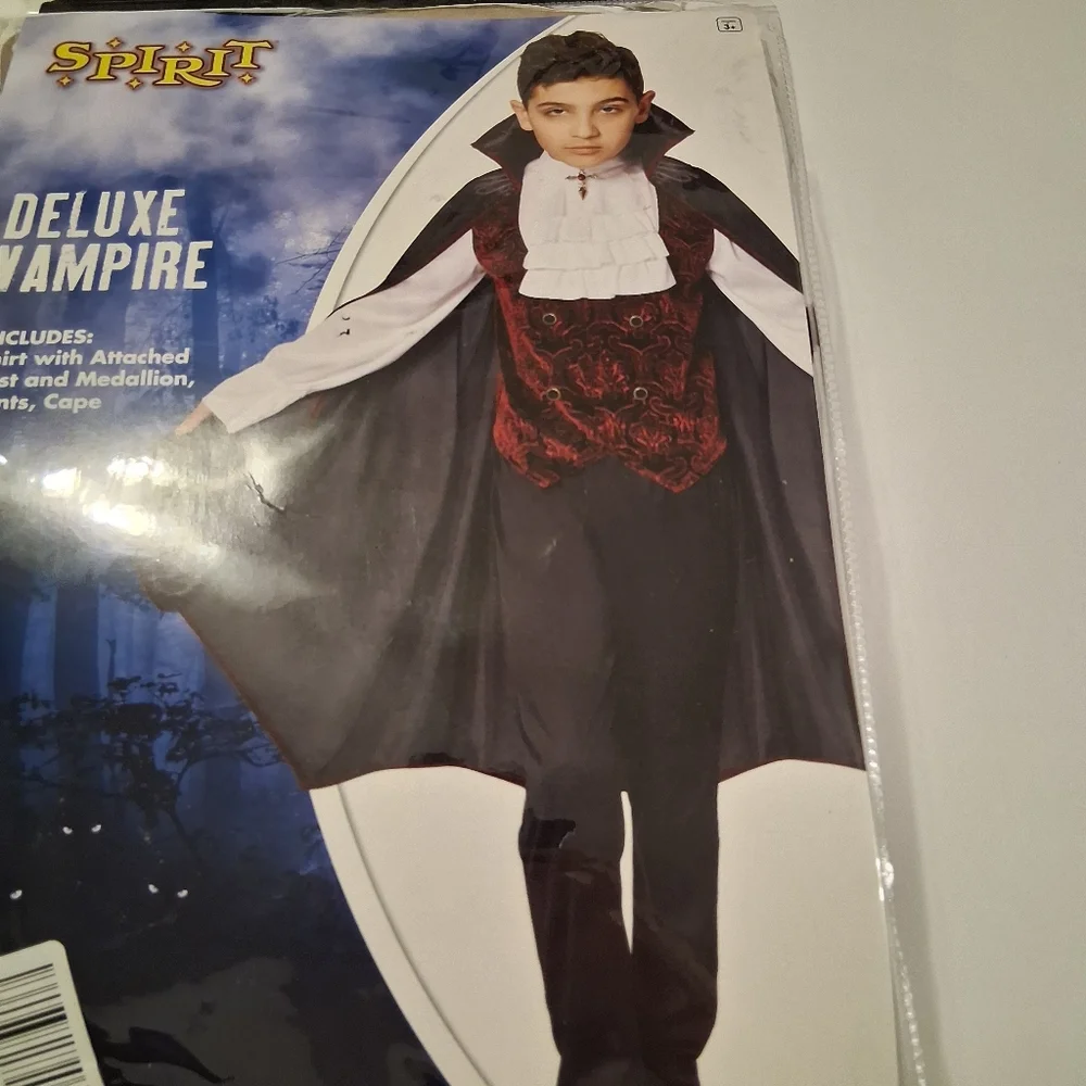 Spirit Child Medium 8-10 Deluke Vampire Halloween Costume - Picture 4 of 16